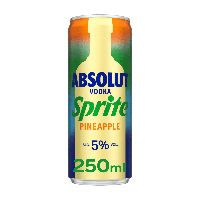Absolut & Sprite Absolut vodka & sprite pineapple blik (12x 250ml) - thumbnail