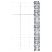 VidaXL Hek 50x1,25 m gegalvaniseerd staal zilverkleurig - thumbnail