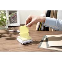 Post-it Recycled Z-notes, 100 vel, ft 76 x 76 mm, geel, pak van 6 blokken - thumbnail