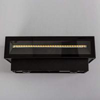 Segment Up en Down Muurlamp Zwart Medium - thumbnail