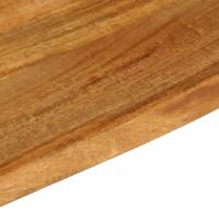 Tafelblad met natuurlijke rand 100x60x3,8 cm massief mangohout - thumbnail