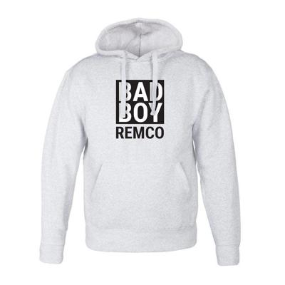 Hoodie voor heren bedrukken - Grijs - M