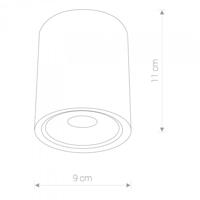 Lyora Plafondspot buitenEdesa wit - 9108 - thumbnail