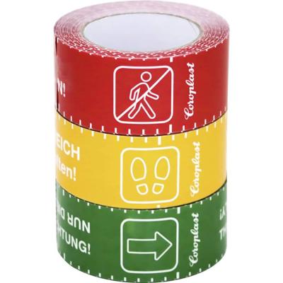 Coroplast 1466 SDR 217519 Vloermarkeringstape Geel (l x b) 10 m x 60 mm 1 stuk(s)