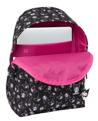 Schoolrugzak Kuromi Zwart Fuchsia 31 x 43 x 13 cm