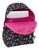 Schoolrugzak Kuromi Zwart Fuchsia 31 x 43 x 13 cm - thumbnail