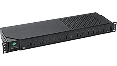 Digi International AW-USB-14-W USB Ethernet, 14-USB Port Hub Multi-DIGI zwart