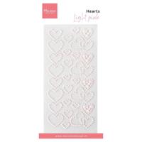 Marianne Design • decorations heart pearls light pink - thumbnail