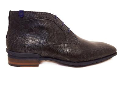 Zwarte Floris van Bommel Veterschoenen