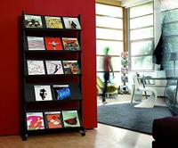 Paperflow Mobiele folderhouder Large zwart - thumbnail