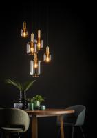 Lucide JOANET - Hanglamp - Ø 66 cm - 2xE27 - Fumé - thumbnail