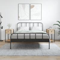 Nachtkastjes 2 st 30x60x60 cm bewerkt hout sonoma eikenkleurig - thumbnail