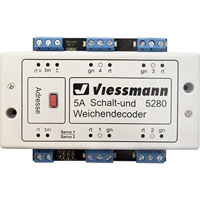 Viessmann Modelltechnik 5280 Schakel- en wisseldecoder Module Viessmann Modelltechnik 5280 Schakel- en wisseldecoder Module