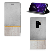 Samsung Galaxy S9 Plus Book | Wallet Case | Wood Concrete - thumbnail
