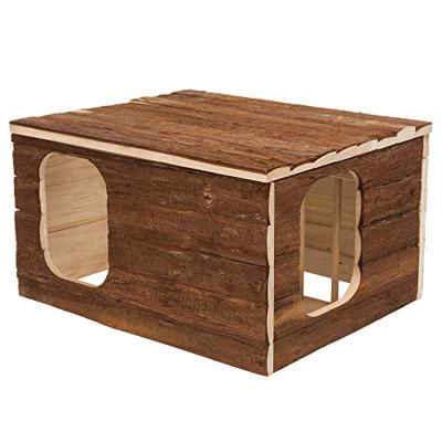 TRIXIE NATURAL LIVING KNAAGDIERHUIS HILKE MET HOOIRUIF 40X32X23 CM
