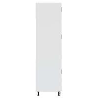 Keukenkast Porto bewerkt hout wit - thumbnail