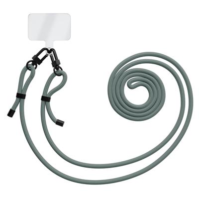 Universeel telefoonkoord met dubbele sluiting - Mosgroen Universeel telefoonkoord met dubbele sluiting - Mosgroen