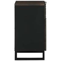 Nachtkastje Walnotenhout 50 x 33 x 60 cm massief mangohout - thumbnail