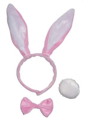 Bunny set roze/wit Babs