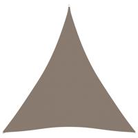 Zonnescherm driehoekig 4x4x4 m oxford stof taupe - thumbnail