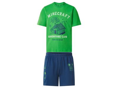 Kinder pyjama (Groen/donkerblauw, 122/128)