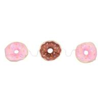 Fuzzyard 3 donuts aan touw met catnip pluche - thumbnail