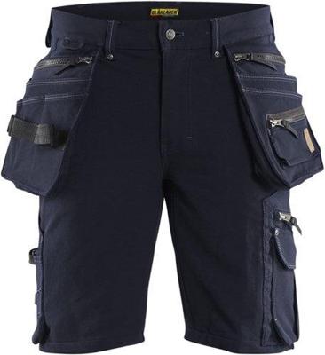 Blåkläder short 4-weg stretch x1900 19881644 | donker marineblauw/zwart | maat 44 - 7330509687635