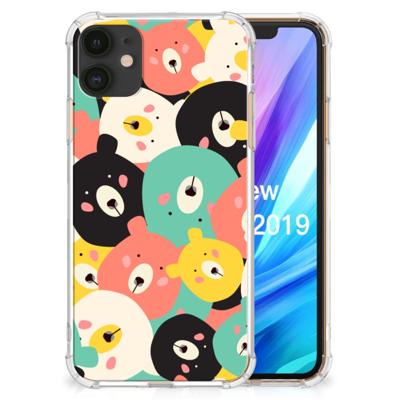 Apple iPhone 11 Stevig | Bumper Hoesje | Bears Apple iPhone 11 Stevig | Bumper Hoesje | Bears