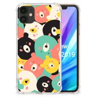 Apple iPhone 11 Stevig | Bumper Hoesje | Bears - thumbnail