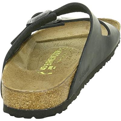 BIRKENSTOCK - Arizona slippers zwart Nubuck Unisex