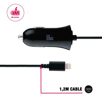 BeHello USB Autolader - iPhone Lightning BeHello USB Autolader - iPhone Lightning