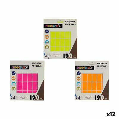 Klevende etiketten Rechthoekig 20 x 37 mm (12 Stuks)