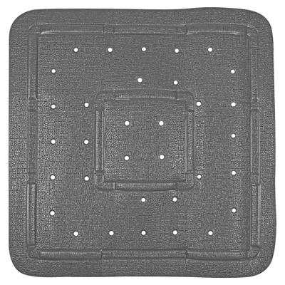 Differnz Tutus inlegmat douche antislip laag 100% PVC 55 x 55 cm antraciet