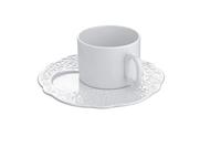 ALESSI - Dressed - Theekop 8cm wit - thumbnail