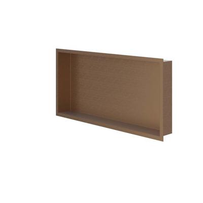 IVY Inbouwnis - 60x30x7.5cm - Geborsteld mat koper PVD 6500755 IVY Inbouwnis - 60x30x7.5cm - Geborsteld mat koper PVD 6500755