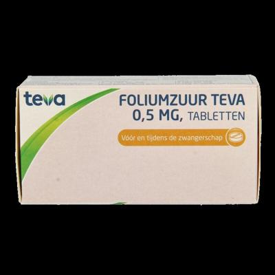 Teva Foliumzuur 0.5mg 90 Stuks