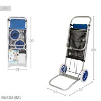 Multifunctioneel strandkarretje Colorbaby Aluminium - thumbnail