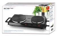 Emerio HP-114482.1 Dubbele Elektrische Kookplaat Zwart - thumbnail