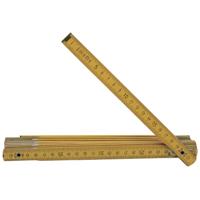 Brüder Mannesmann Duimstok hout 2 mtr met veer (Hobby) - 810 - thumbnail