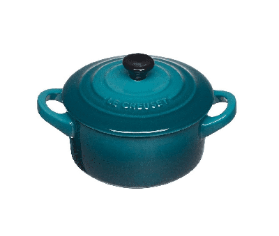 LE CREUSET - Aardewerk - Mini braadpan Deep Teal 10cm LE CREUSET - Aardewerk - Mini braadpan Deep Teal 10cm