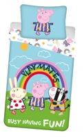 Peppa Pig Dekbedovertrek Busy Glow in the Dark 140 x 200 cm - thumbnail