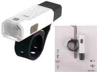 USB Union 100 Li-ion Fietslicht - Wit - thumbnail