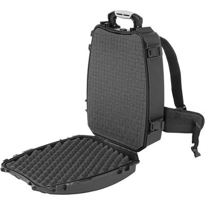 HPRC 3600 backpack black with orange handle + cubed foam