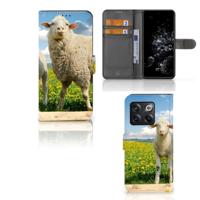 OnePlus 10T | Telefoonhoesje | Met pasjeshouder | Schaap en Lammetje - thumbnail