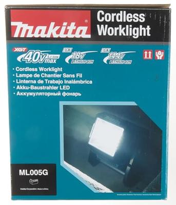 Makita DEAML005G Accu LED bouwlamp 14,4V / 18V / XGT 40V Max Basic Body