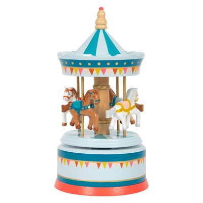 Small Foot - houten muziekdoos draaimolen