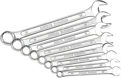 Brüder Mannesmann M 130-08DIN Ring-steeksleutelset 8-delig Sleutelbreedte (metrisch) 8 - 19 mm