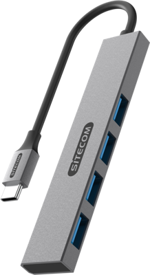 Sitecom USB-C to 4x USB-A Tiny hub