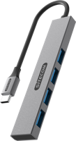 Sitecom USB-C to 4x USB-A Tiny hub - thumbnail