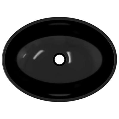 Wasbak 50x37x14 cm glas zwart Wasbak 50x37x14 cm glas zwart